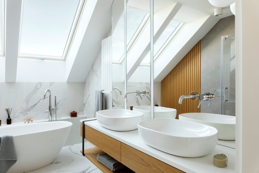 Stylish bathroom interior design